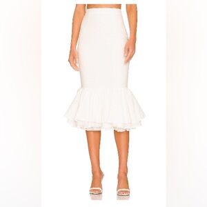 V. Chapman Medici Skirt | White Meringue | Size 4